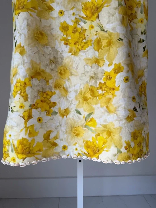 Zimmermann Yellow and White Floral Mini Dress - Picture 7 of 11
